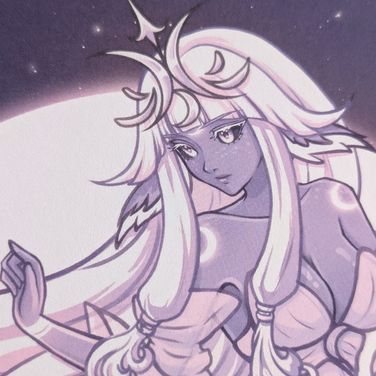 Runa the Moon Goddess - Art Print
