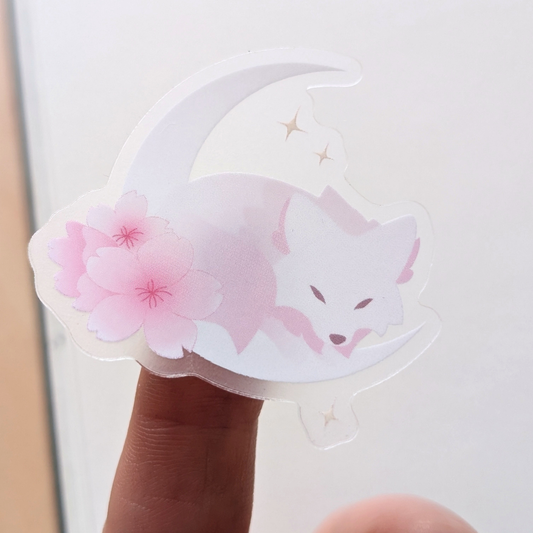 Cherryblossom Wolf Sticker Sheet