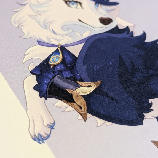 Wolf Furina Art Print