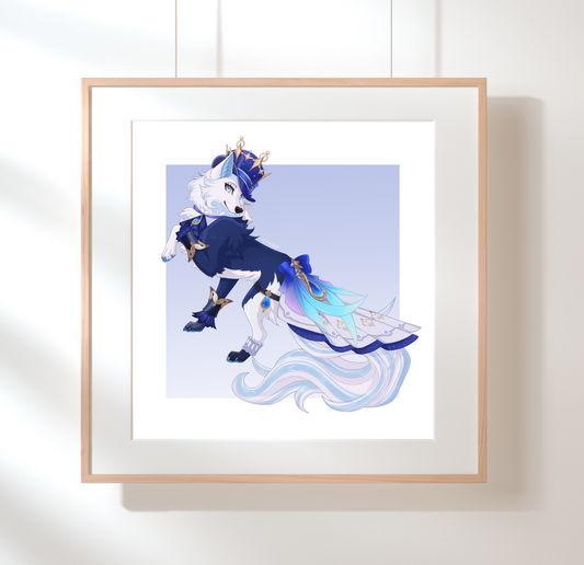Wolf Furina Art Print