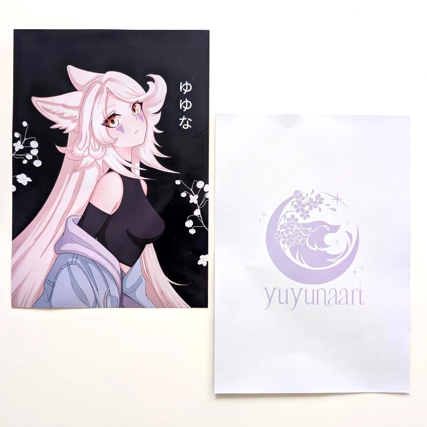 Yuyuna Wolf Girl Art Print