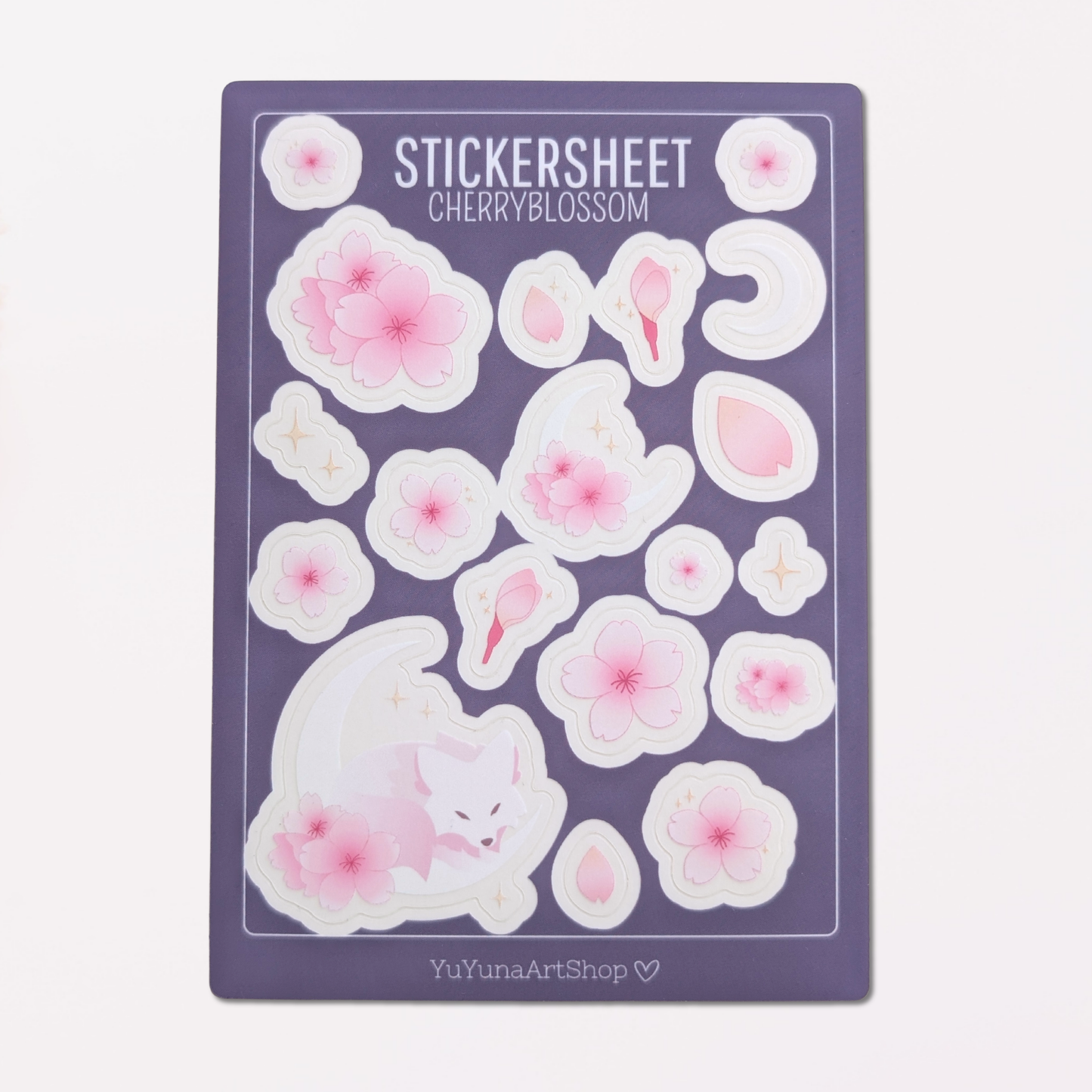 Cherryblossom Wolf Sticker Sheet