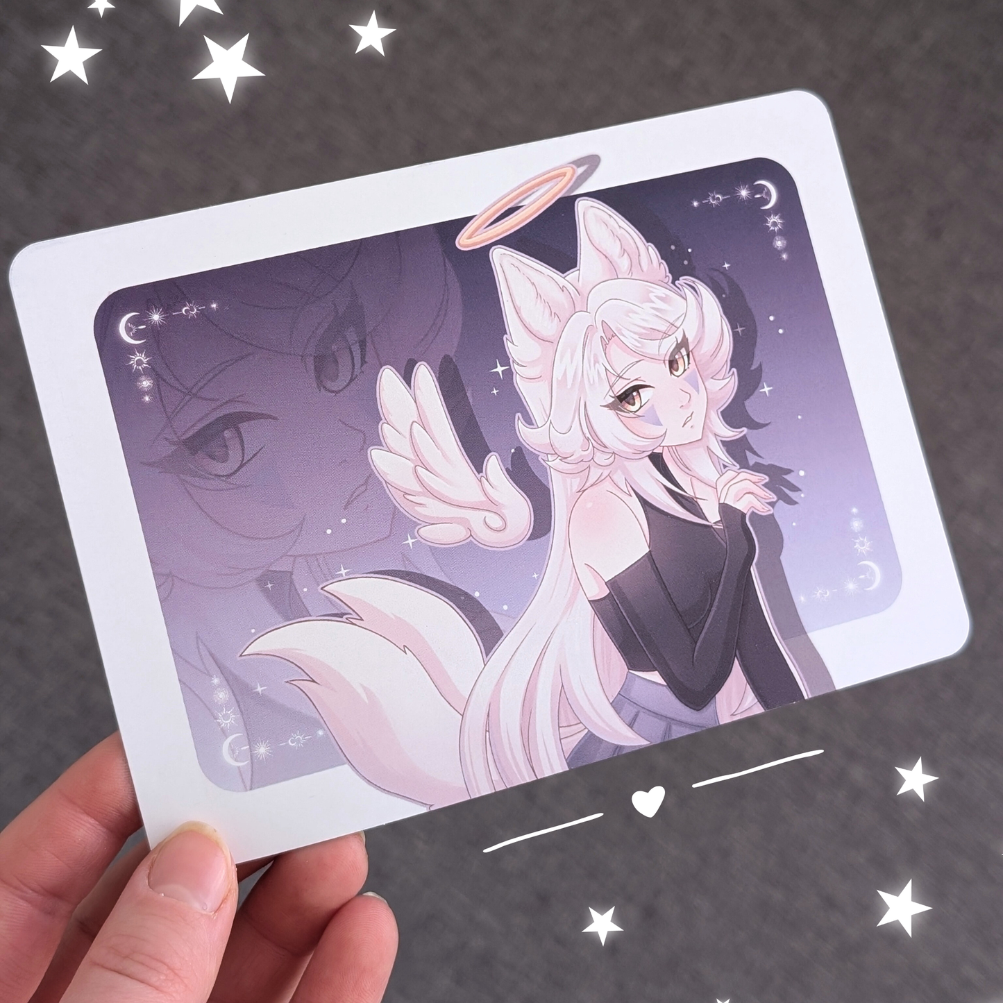 Angel YuYuna Postkarte