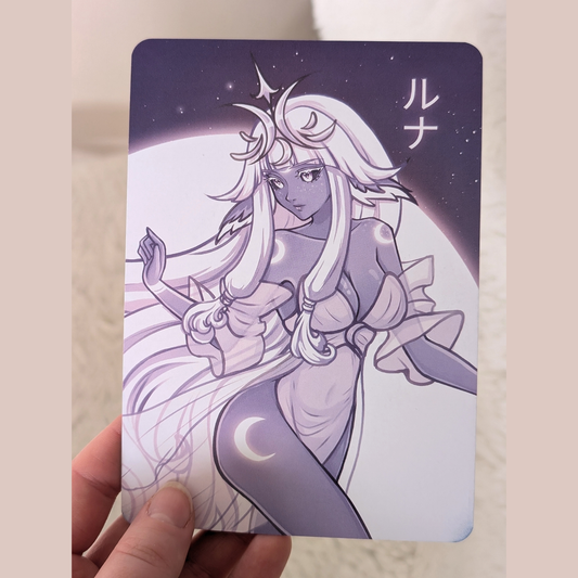 Runa the Moon Godess - Postkarte
