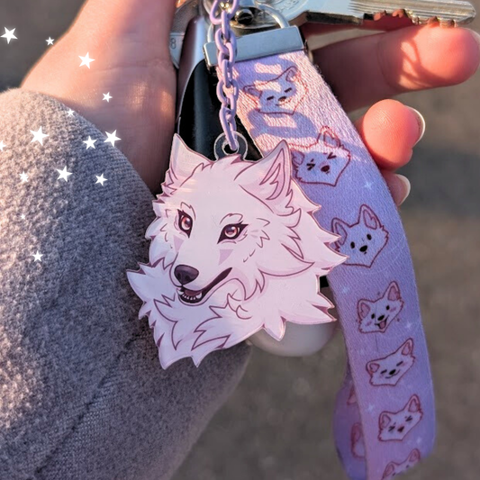 Wolf YuYuna Keychain