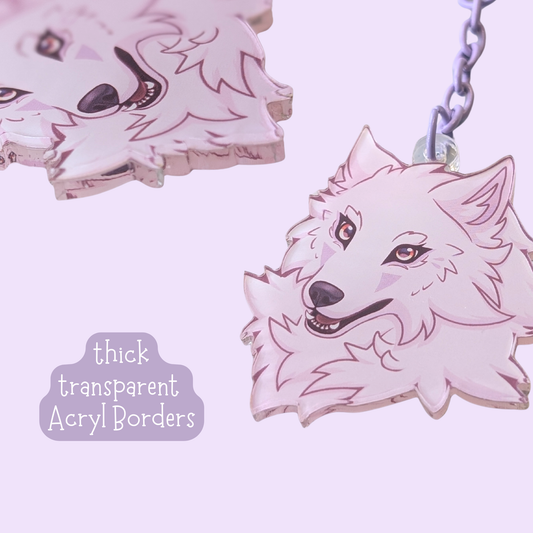 Wolf YuYuna Keychain