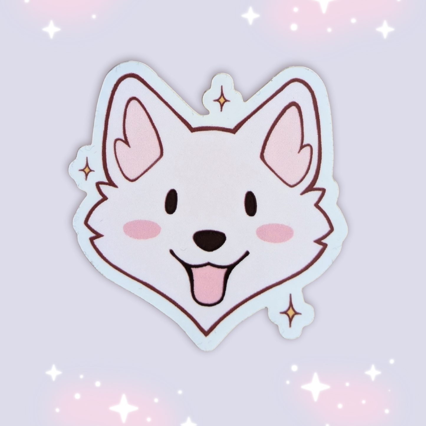 YuYu Wolf Sticker "Happy"