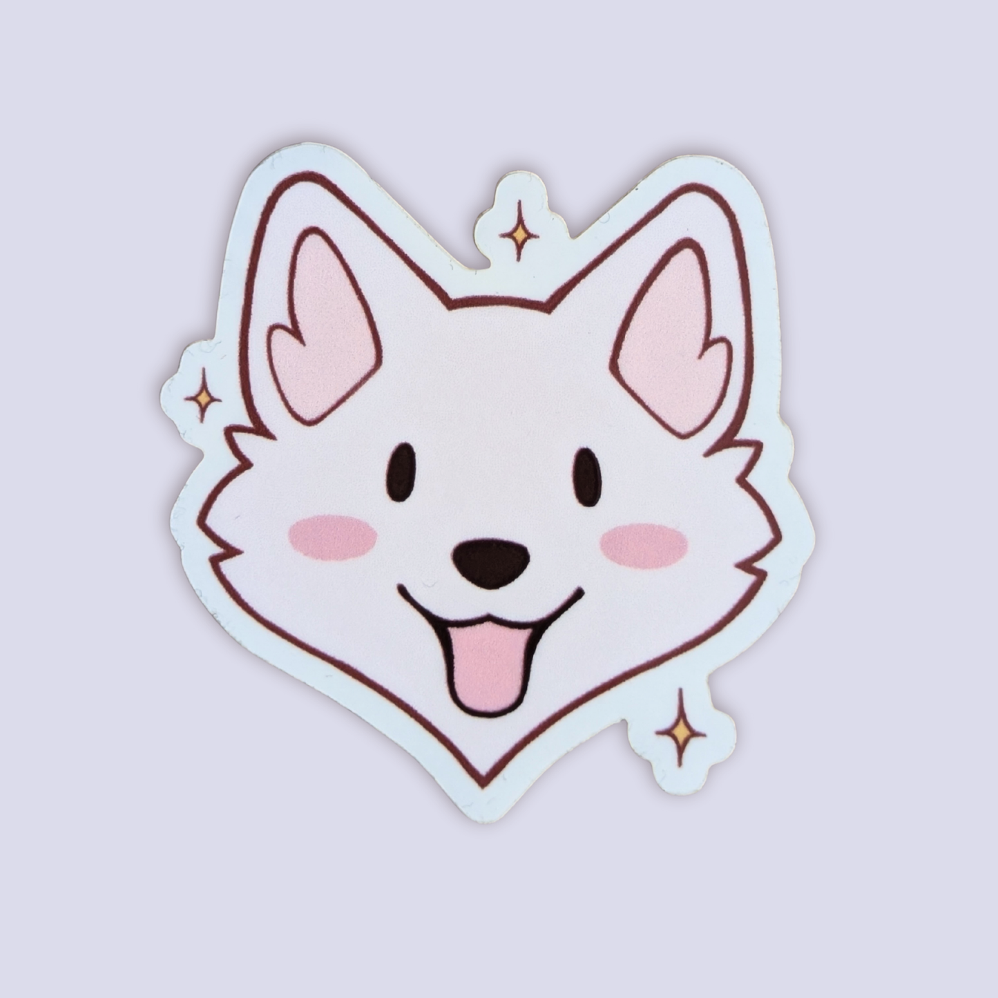 YuYu Wolf Sticker "Happy"