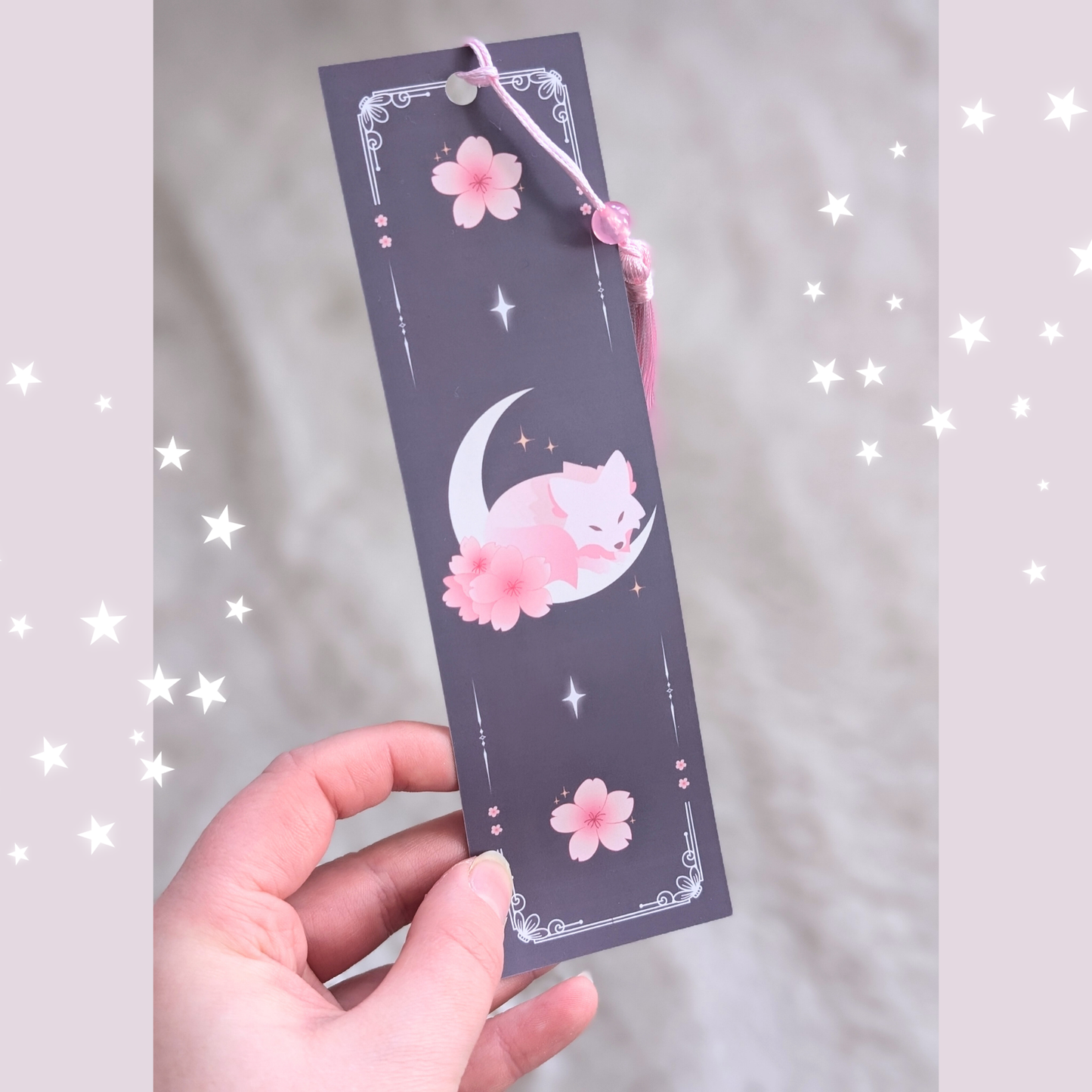 Cherryblossom Wolf Lesezeichen