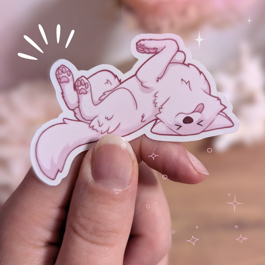 YuYuwolf Sticker "Bellyrubs"