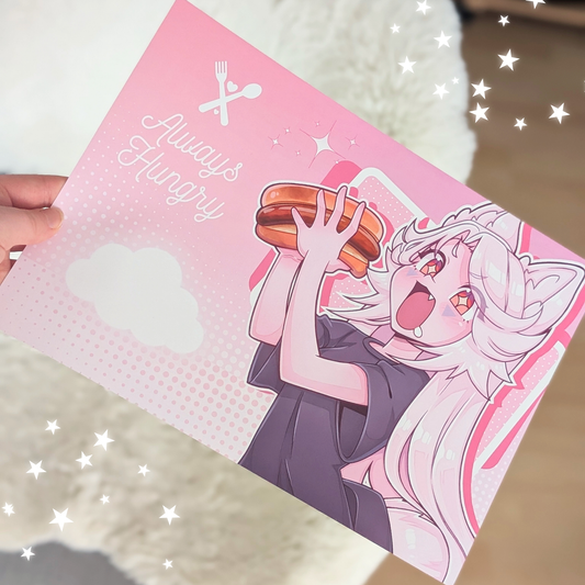 YuYuna Always Hungry Print DIN A4