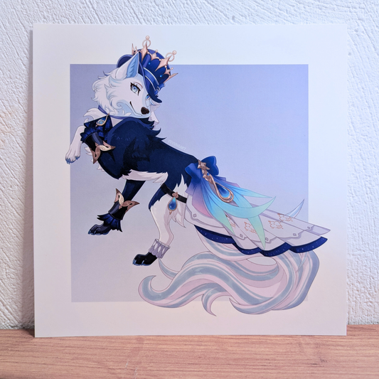 Wolf Furina Art Print