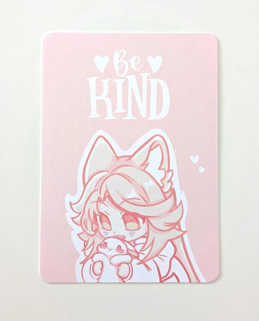 Kawaii Wolf & Bunny Postkarten